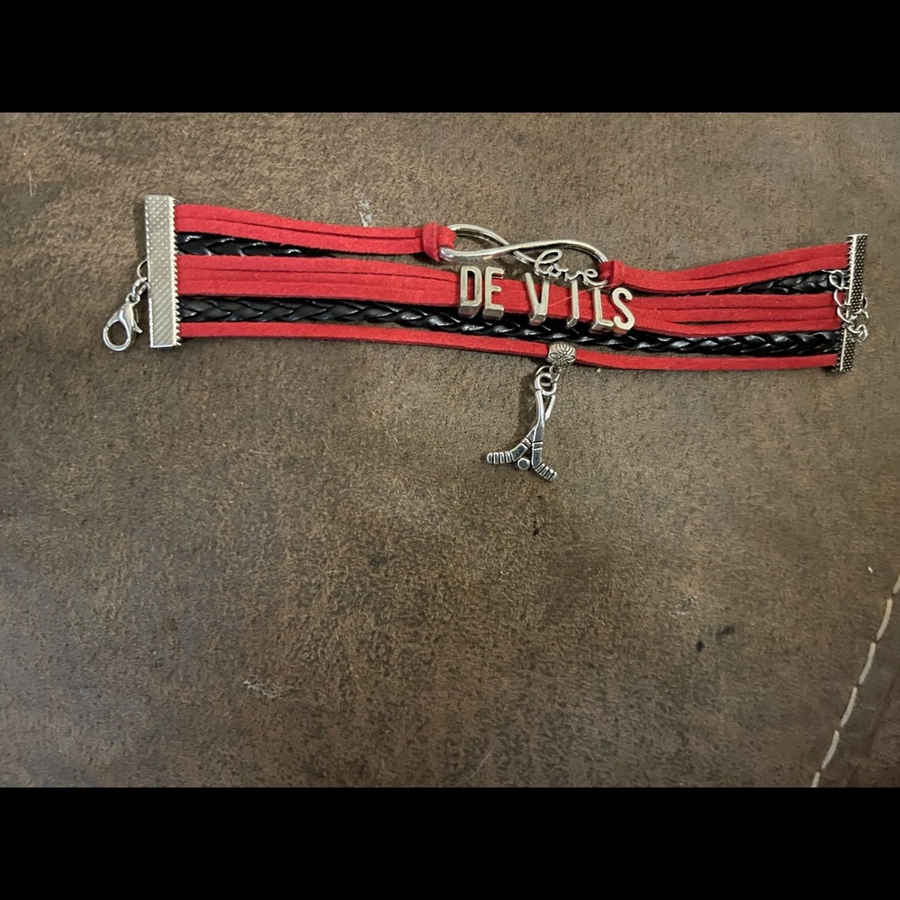 New Jersey devils bracelet